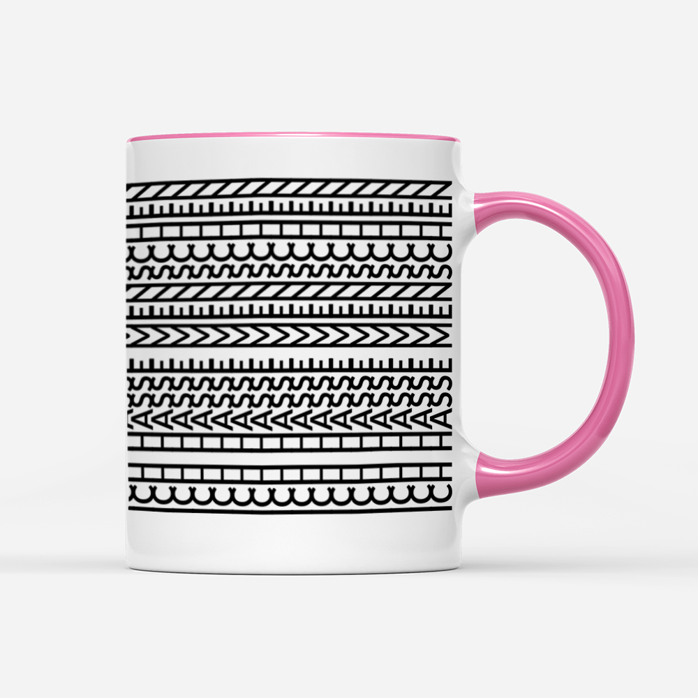 Tasse Undercover Ich hasse Menschen - Schwarzer - Kaffee