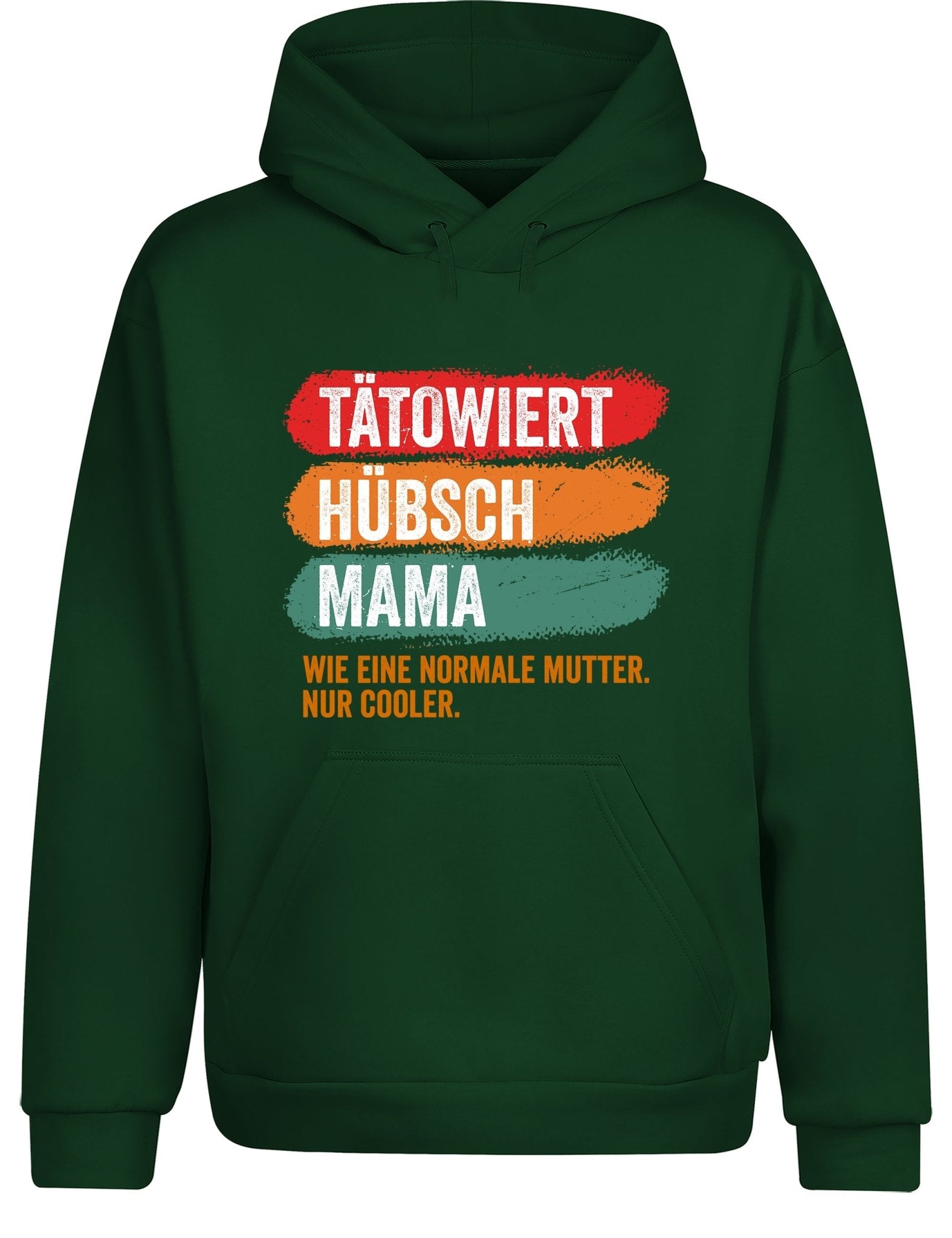 Tätowiert hübsch Mama Hoodie Kapuzenpullover Unisex - tshirtladen - Hoodie