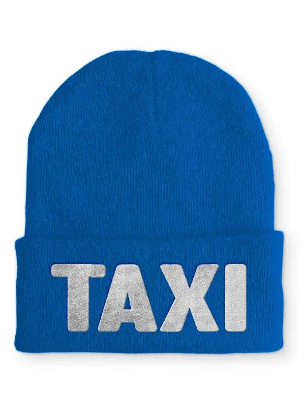 TAXI Statement Beanie Mütze mit Spruch - tshirtladen - Mütze