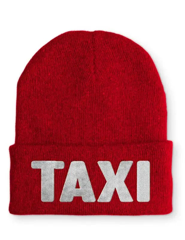 TAXI Statement Beanie Mütze mit Spruch - tshirtladen - Mütze