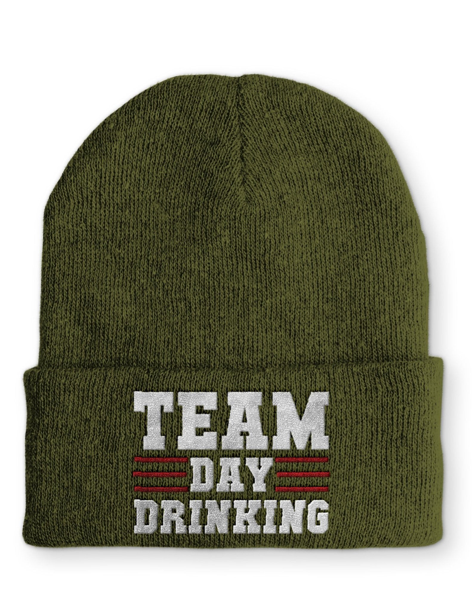 Team Day Drinking Statement Beanie Mütze mit Spruch - tshirtladen - Mütze