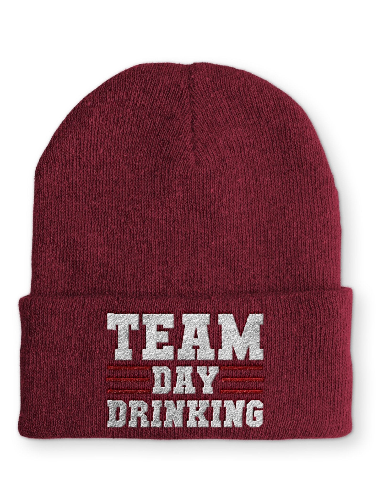 Team Day Drinking Statement Beanie Mütze mit Spruch - tshirtladen - Mütze