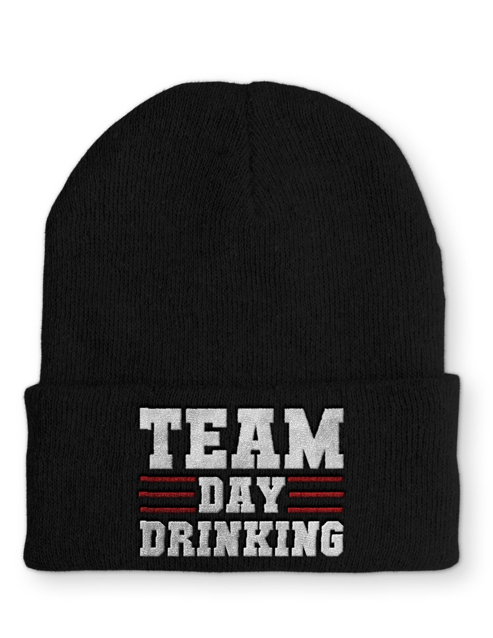 Team Day Drinking Statement Beanie Mütze mit Spruch - tshirtladen - Mütze