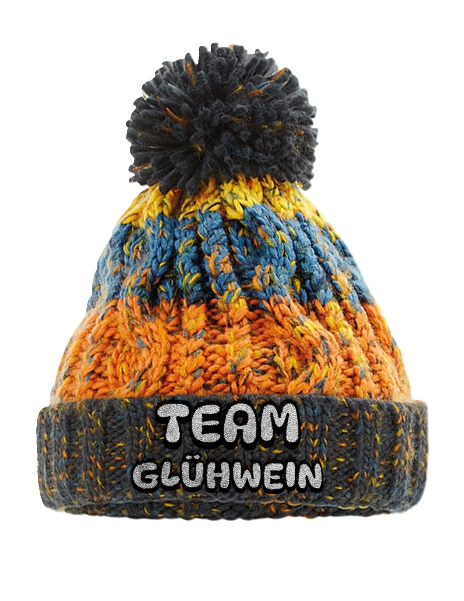 Team Glühwein Bommelmütze - Schwarzer - Kaffee