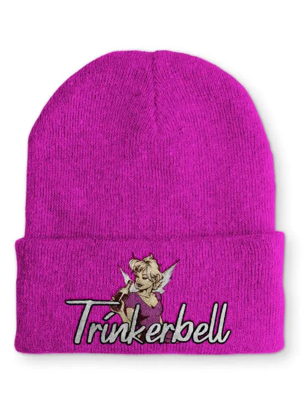 Trinkerbell Statement Beanie Mütze mit Spruch - tshirtladen - Mütze
