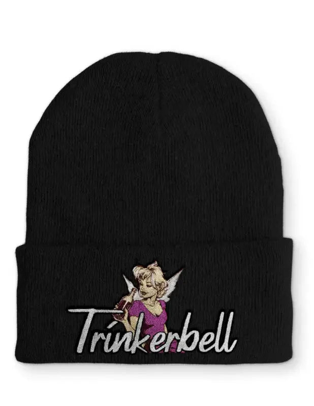 Trinkerbell Statement Beanie Mütze mit Spruch - tshirtladen - Mütze