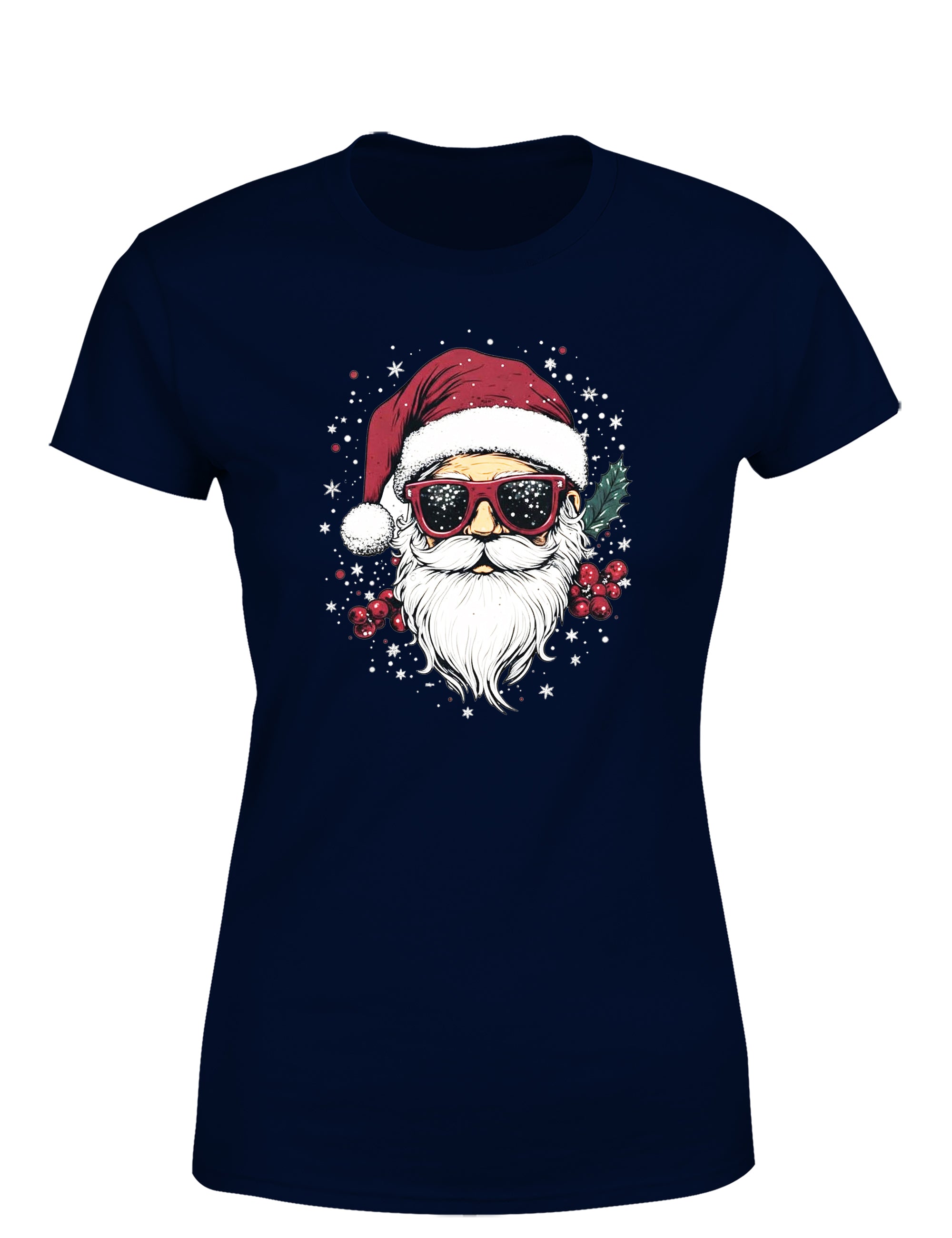 Cooler Weihnachtsmann mit Sonnenbrille Weihnachten T-Shirt
