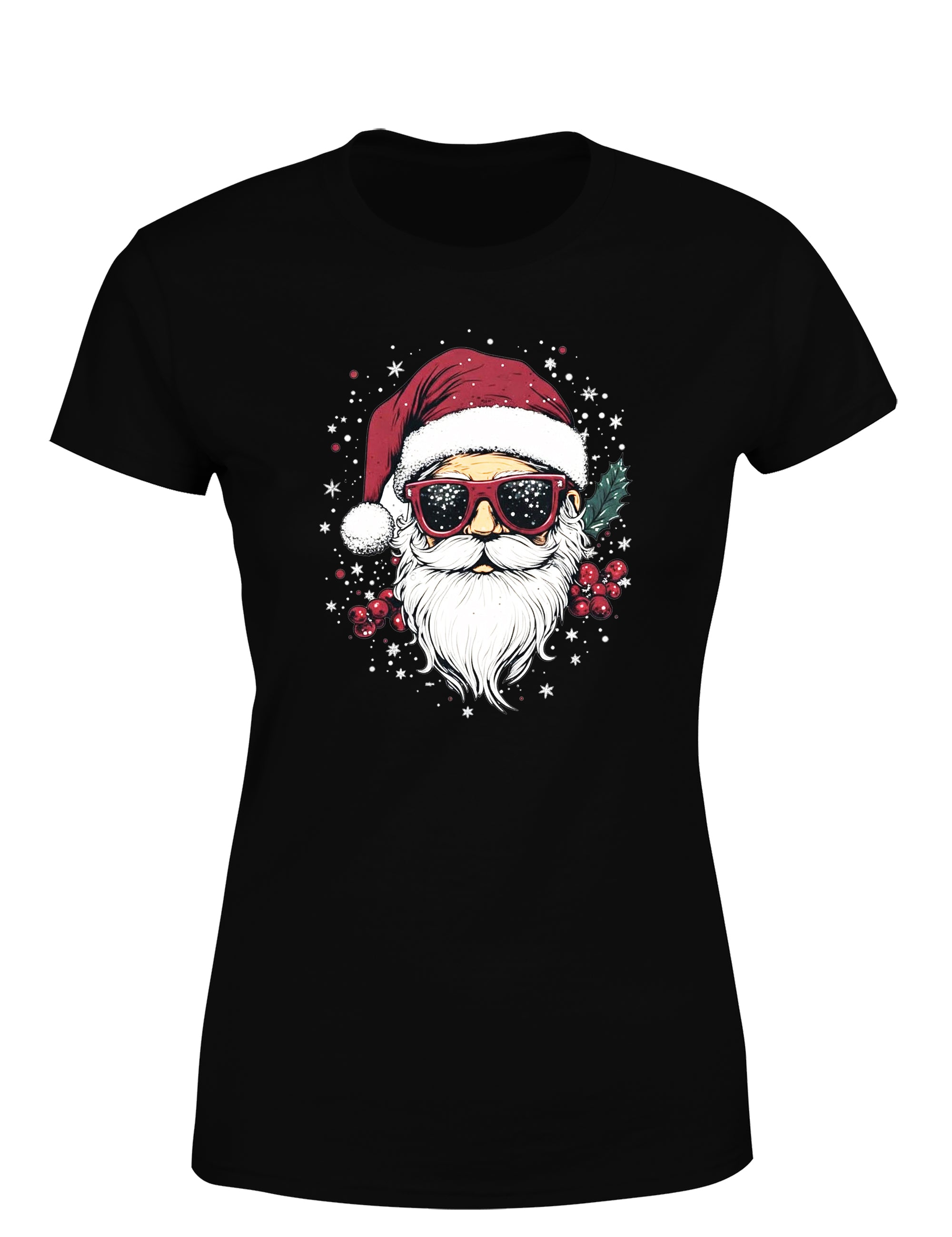 Cooler Weihnachtsmann mit Sonnenbrille Weihnachten T-Shirt