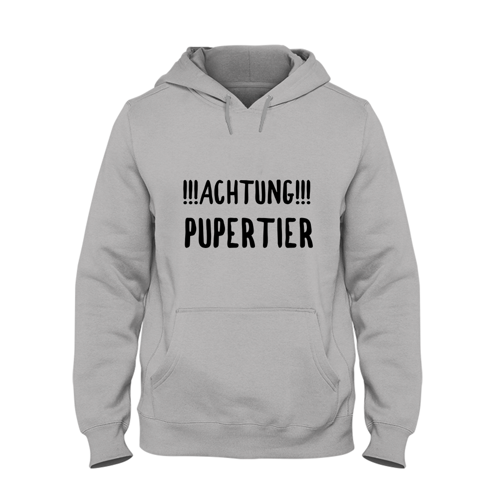 Hoodie Unisex Achtung Pupertier