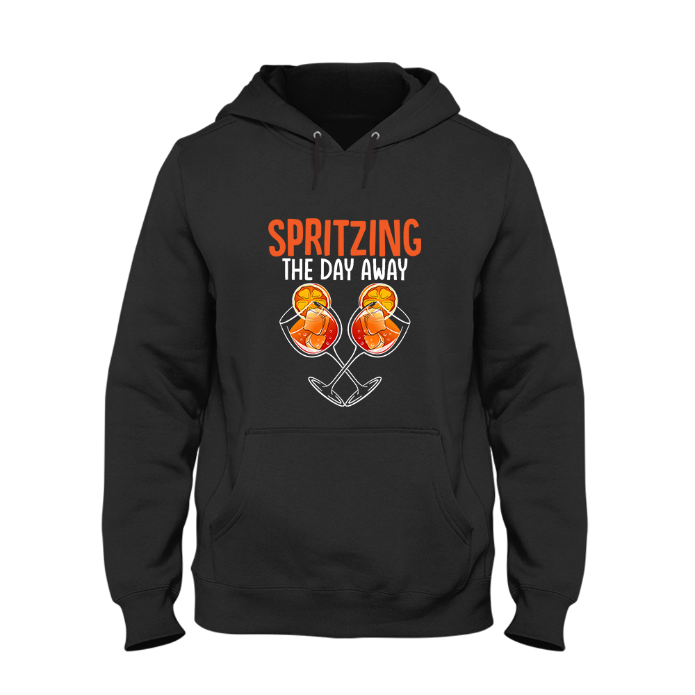 Hoodie Spritzing the day away