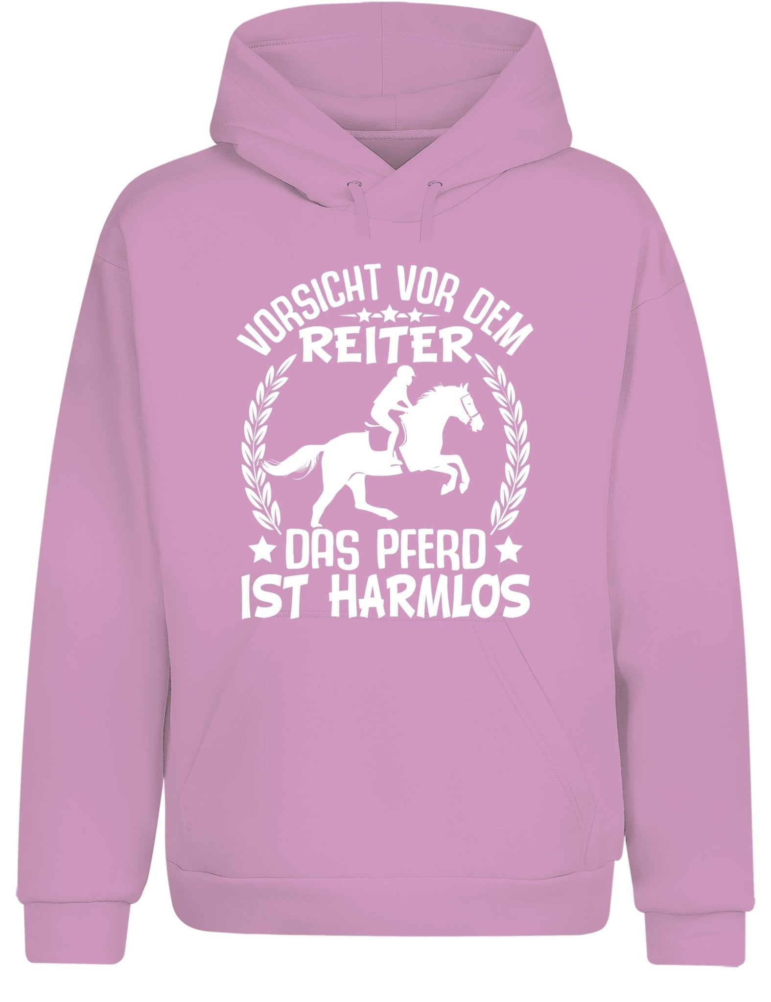 Vorsicht vor dem Reiter Hoodie Kapuzenpullover Unisex - tshirtladen - Hoodie