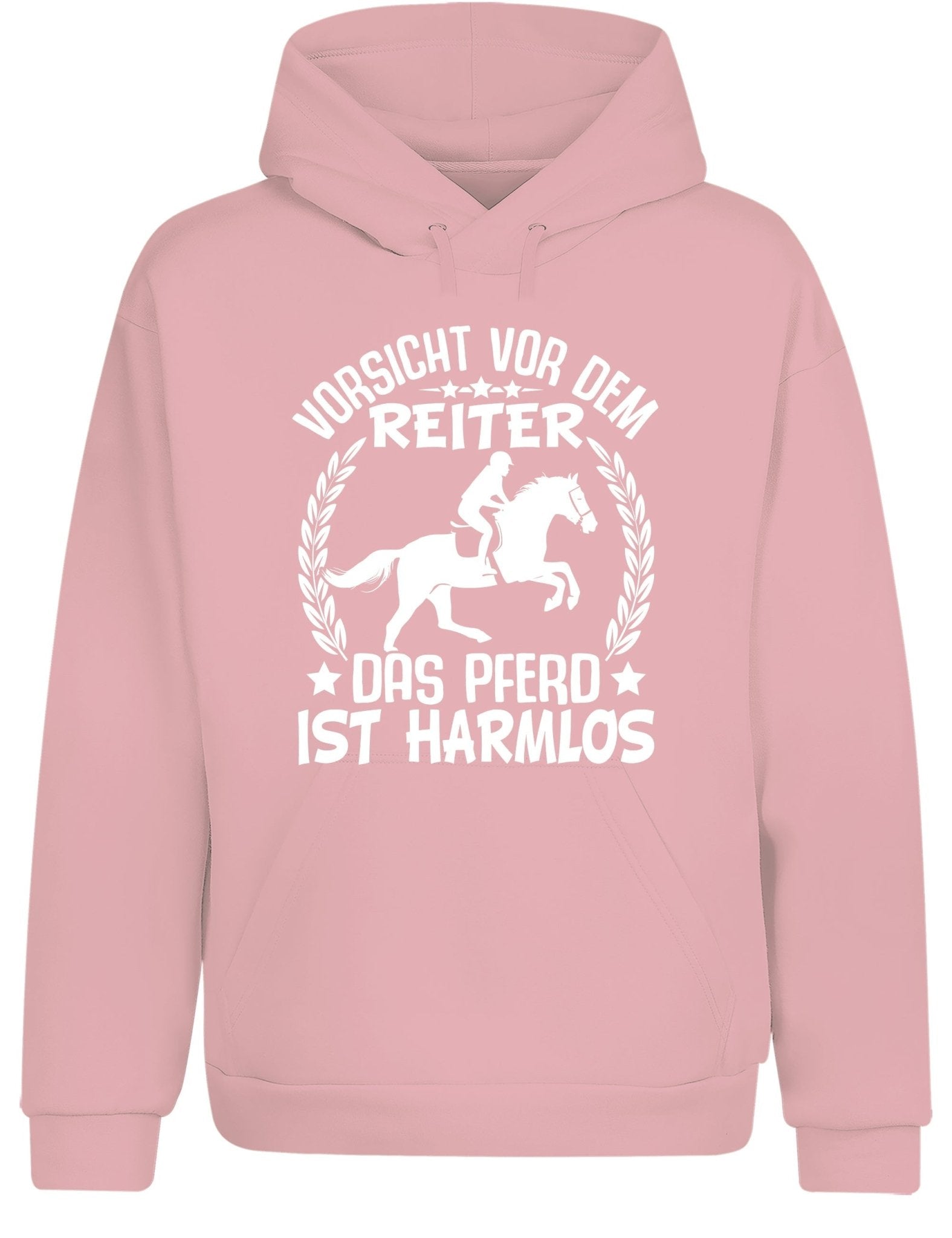 Vorsicht vor dem Reiter Hoodie Kapuzenpullover Unisex - tshirtladen - Hoodie