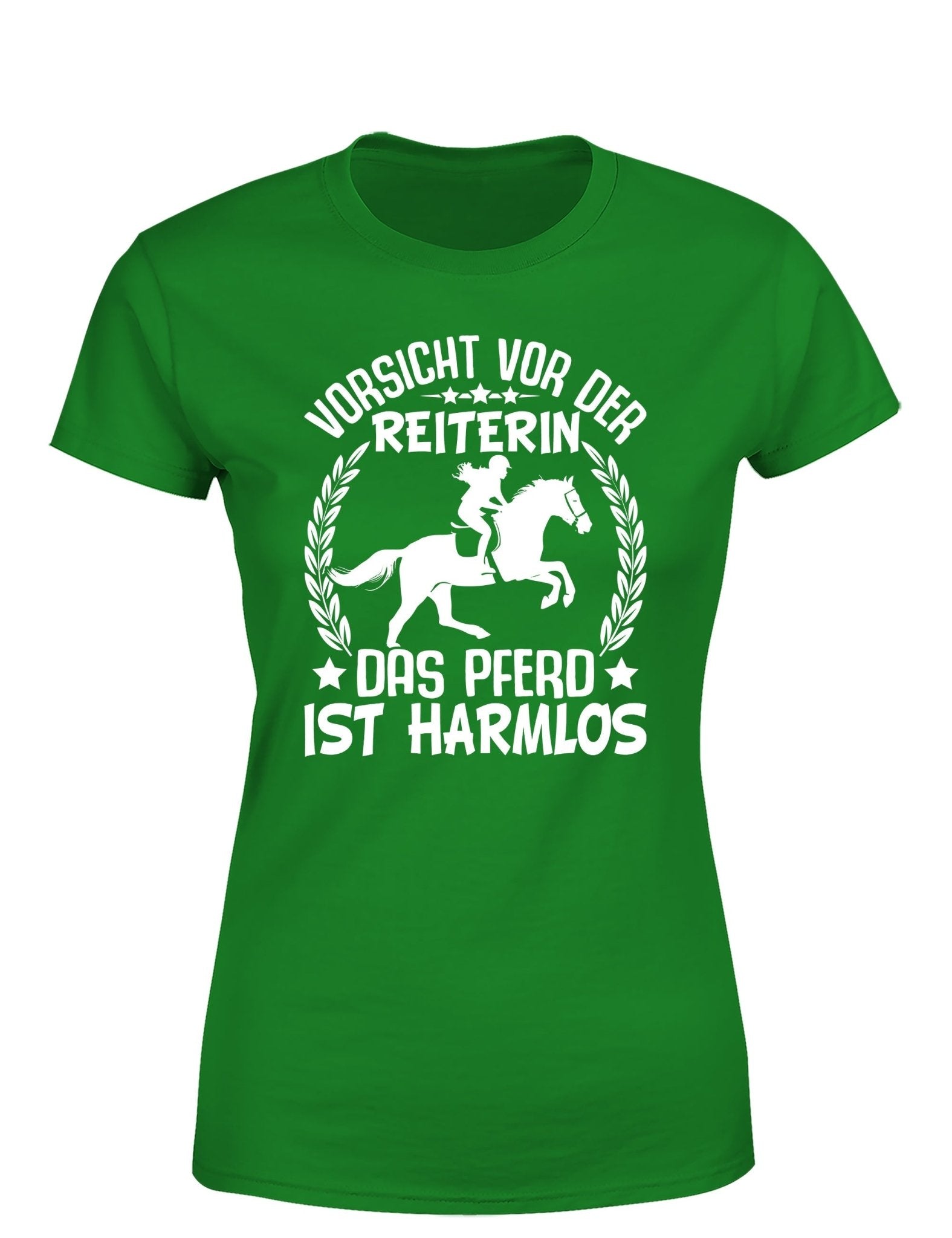 Vorsicht vor der Reiterin Damen T-Shirt - tshirtladen - T-Shirt