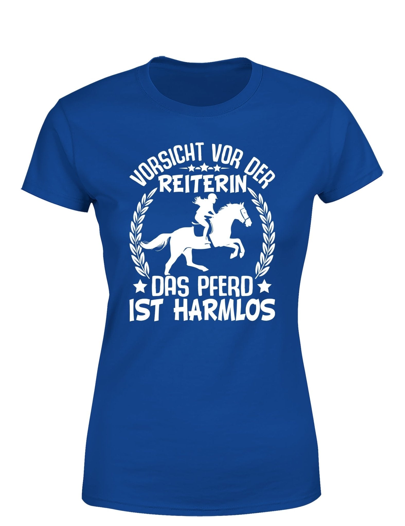 Vorsicht vor der Reiterin Damen T-Shirt - tshirtladen - T-Shirt