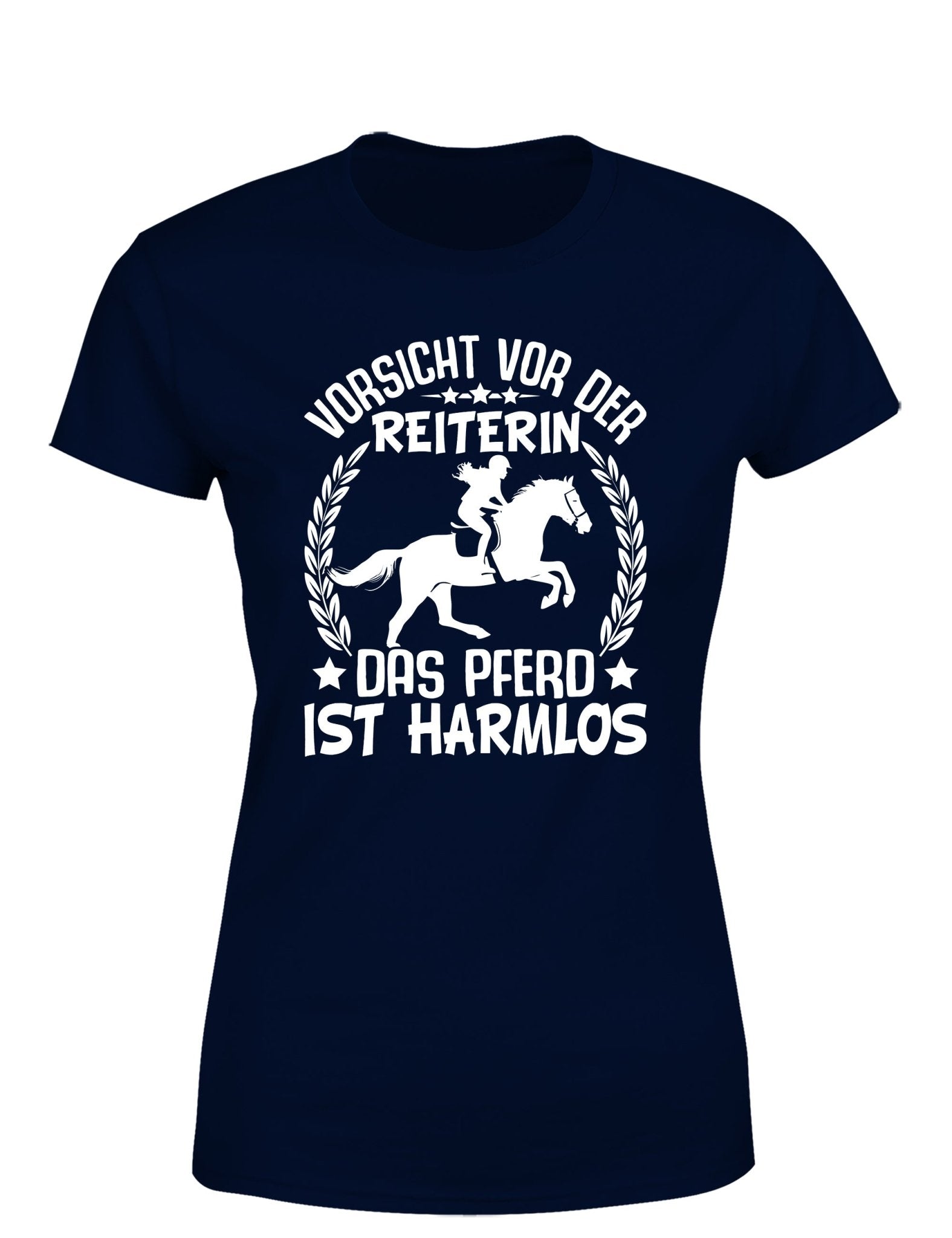 Vorsicht vor der Reiterin Damen T-Shirt - tshirtladen - T-Shirt