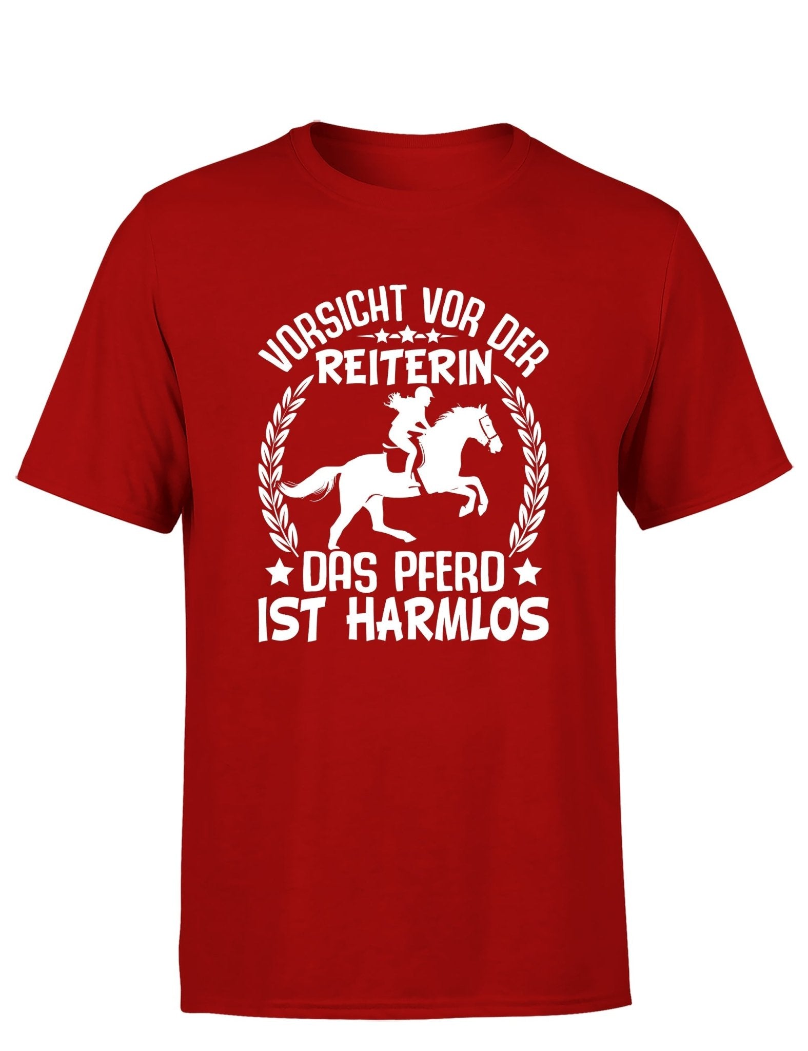 Vorsicht vor der Reiterin Herren T-Shirt - tshirtladen - T-Shirt