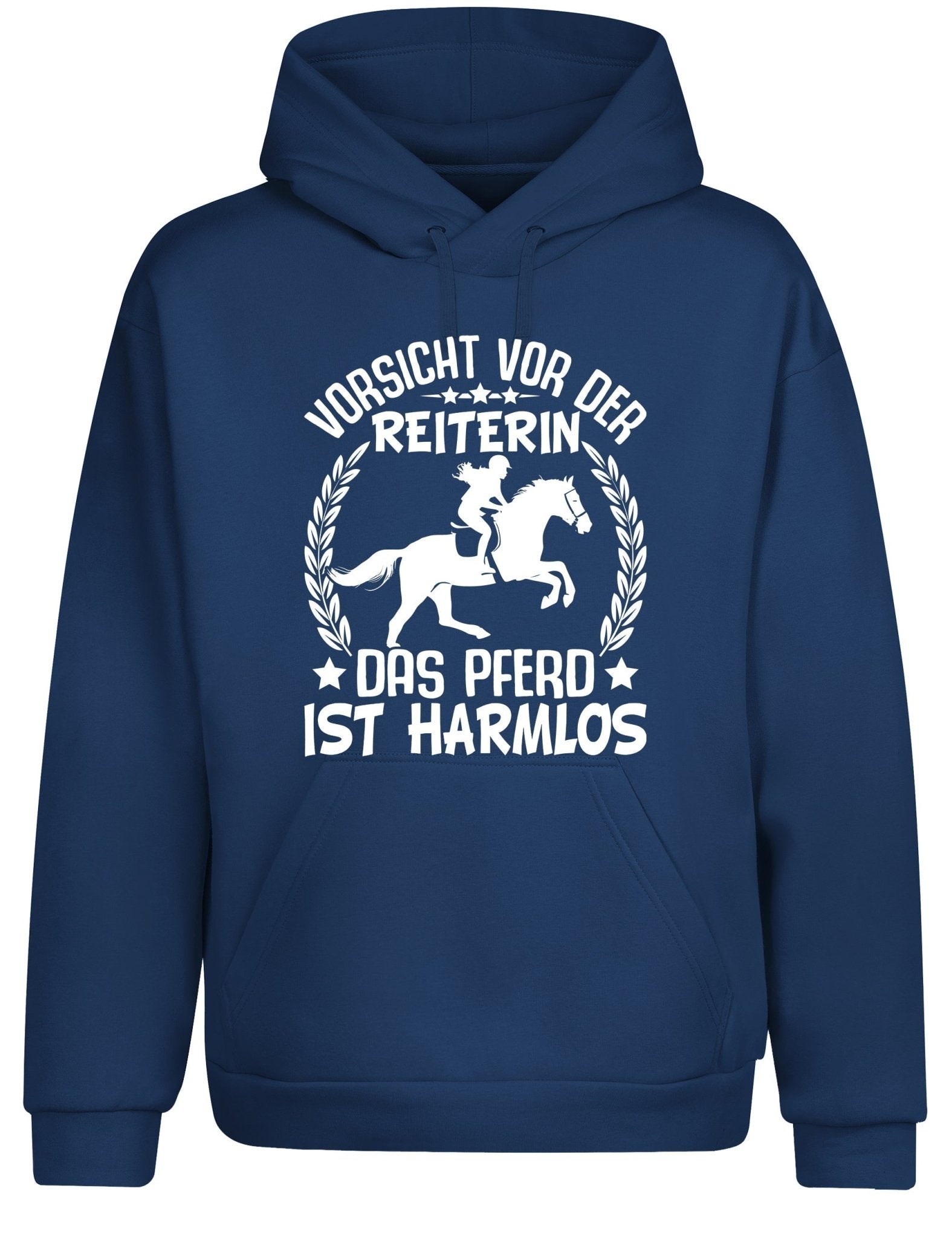 Vorsicht vor der Reiterin Hoodie Kapuzenpullover Unisex - tshirtladen - Hoodie
