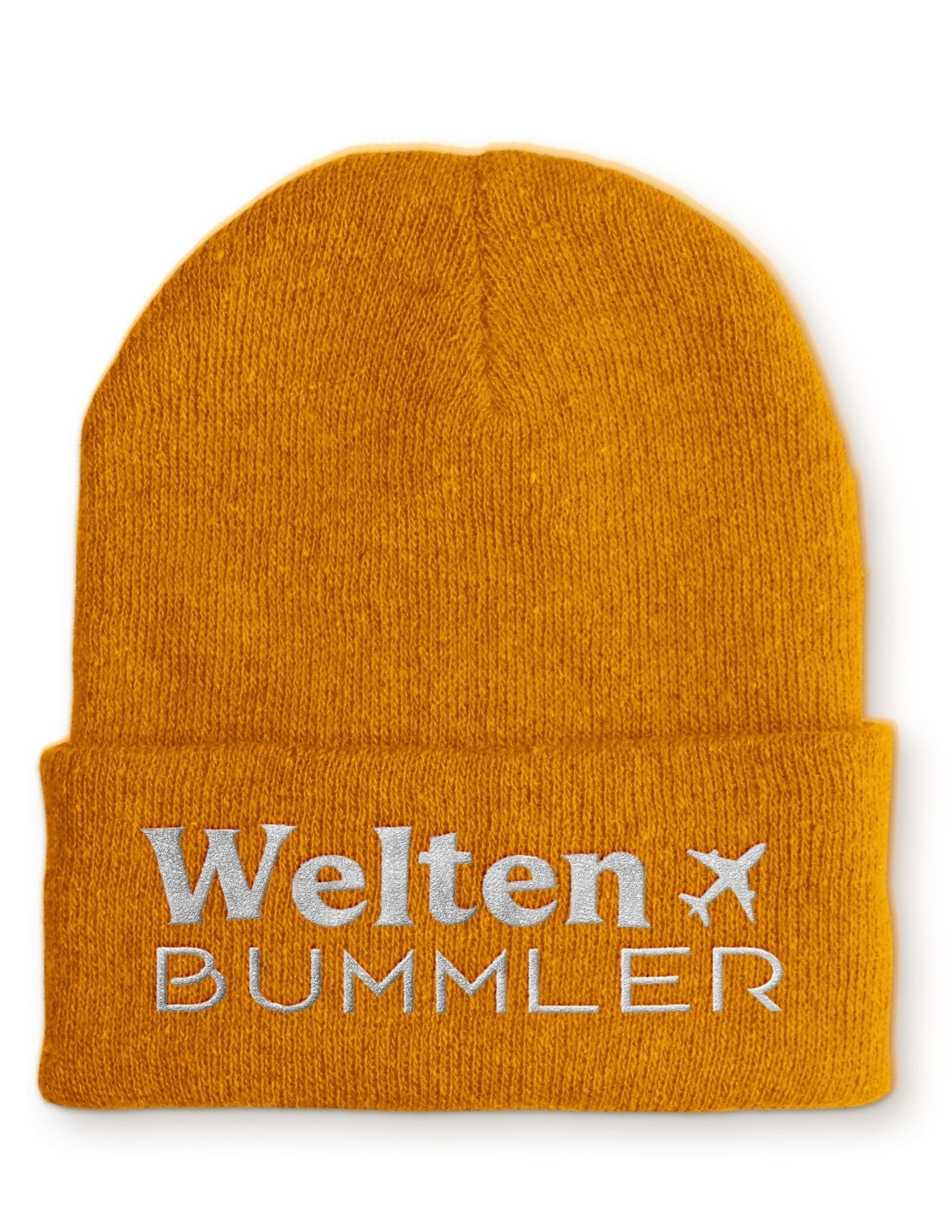 Welten Bummler Beanie Mütze mit Spruch - tshirtladen - Mütze