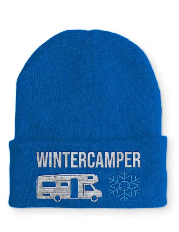 Wintercamper Statement Beanie Mütze mit Spruch - tshirtladen - Mütze