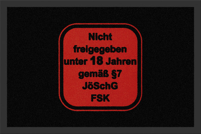 FSK 18 Fußmatte