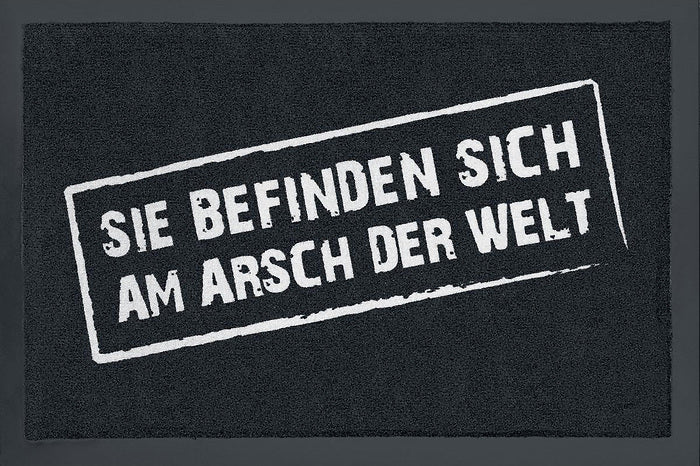 Am Arsch der Welt Fußmatte