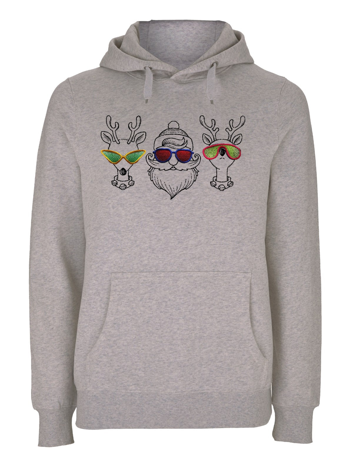 Hoodie Unisex SANTA UND FRIENDS perfekt für WEIHNACHTEN