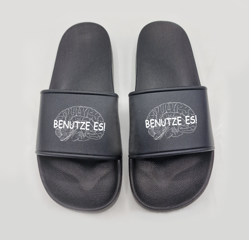 Badeschuhe Benutze es!
