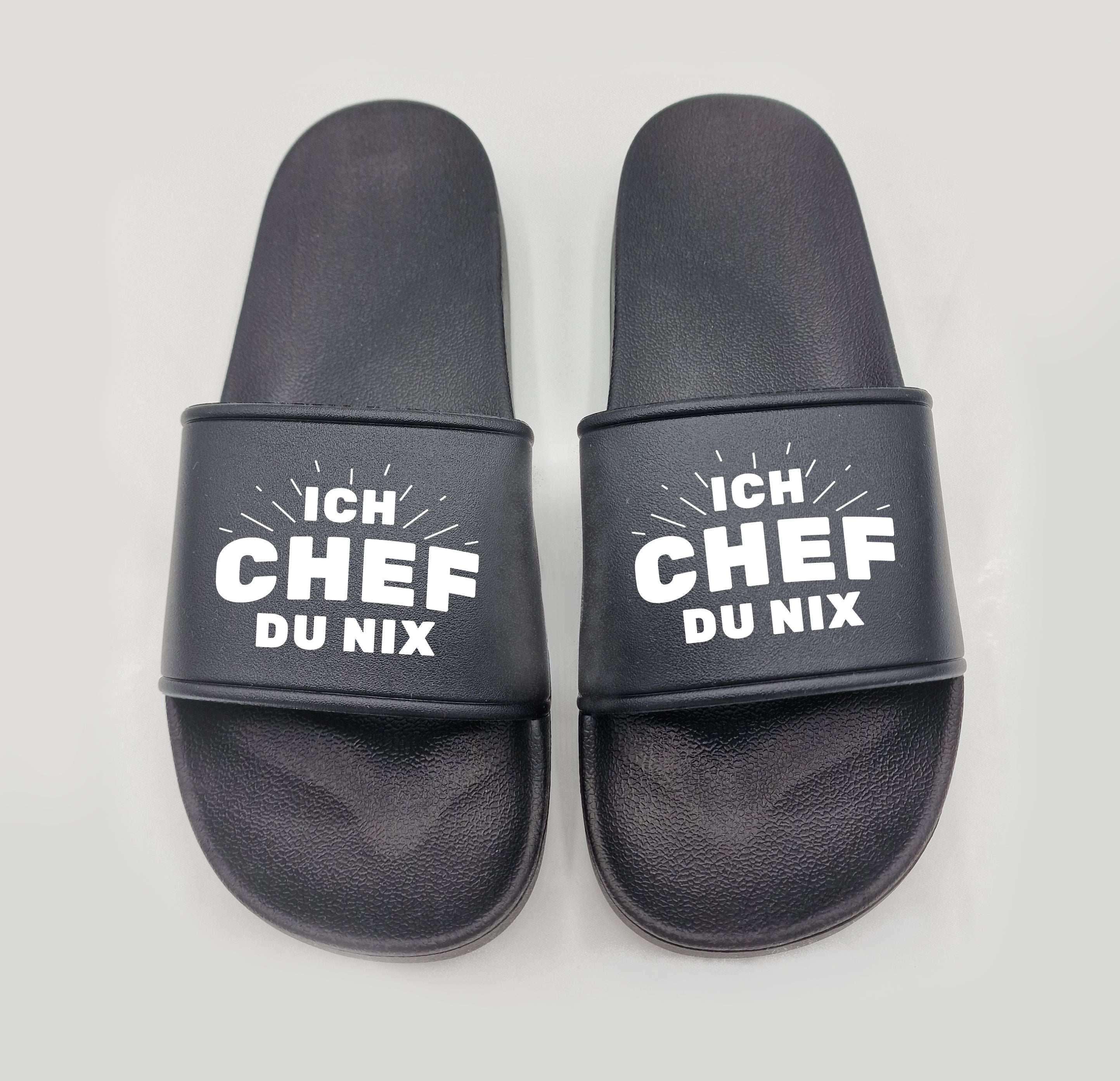 Badeschuhe Ich Chef du Nix!