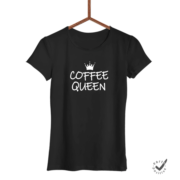 Damen T-Shirt Coffee Queen