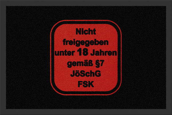 FSK 18 Fußmatte