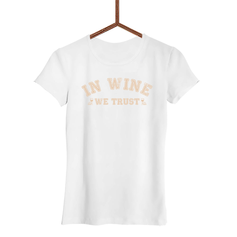 In Wine we trust  Damen T-Shirt