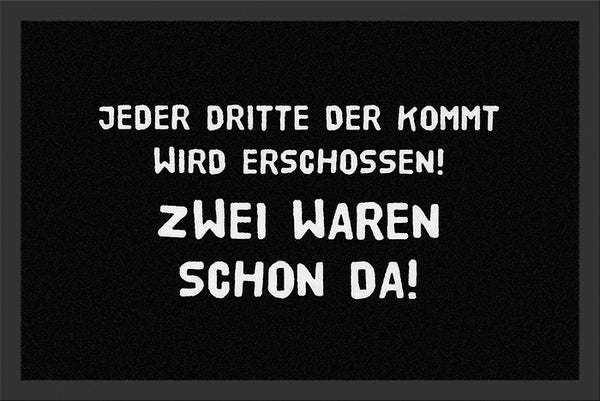 Einbrechen lohnt hier nicht Fußmatte