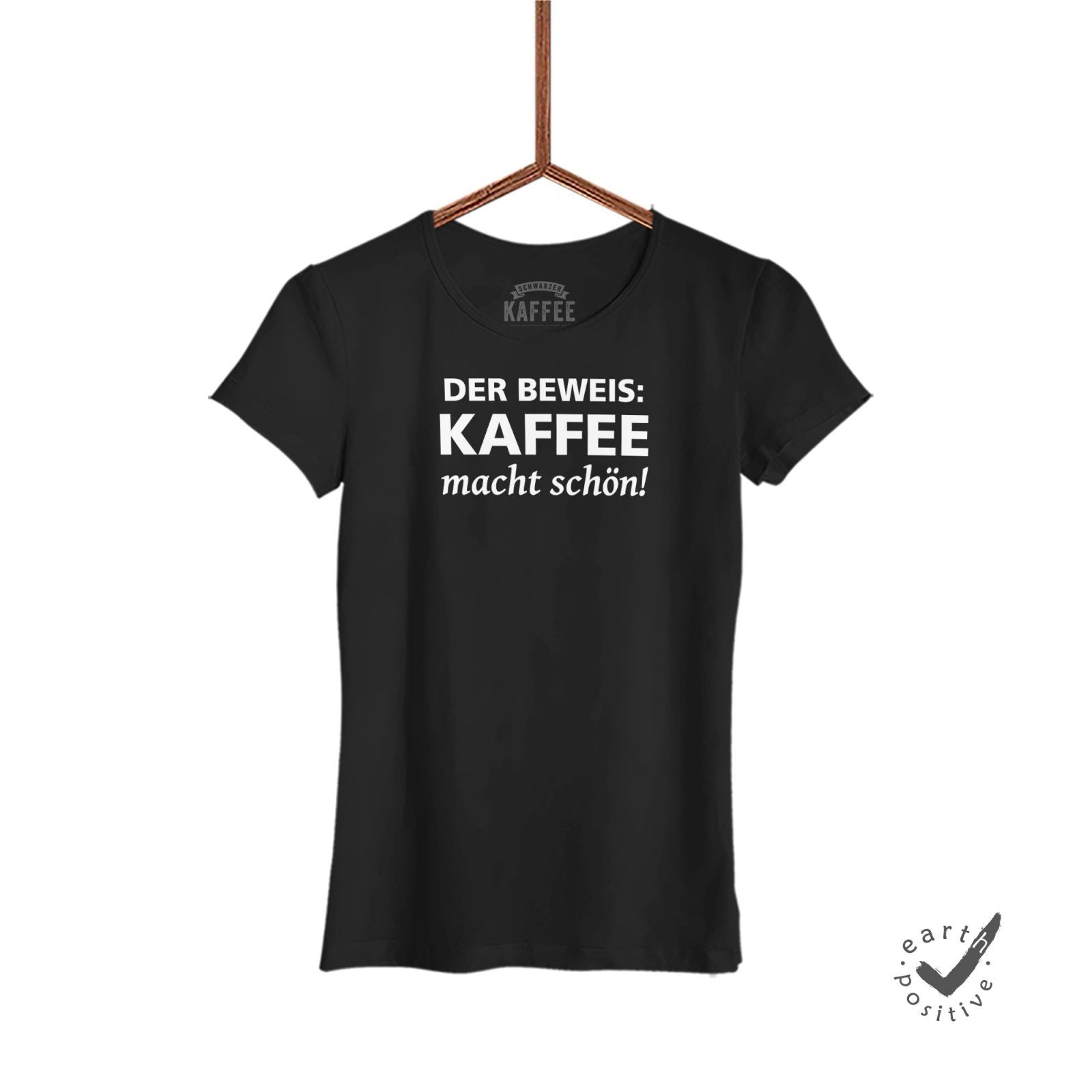 Damen T-Shirt Der Beweis Kaffee macht schön Größe XXL Sales