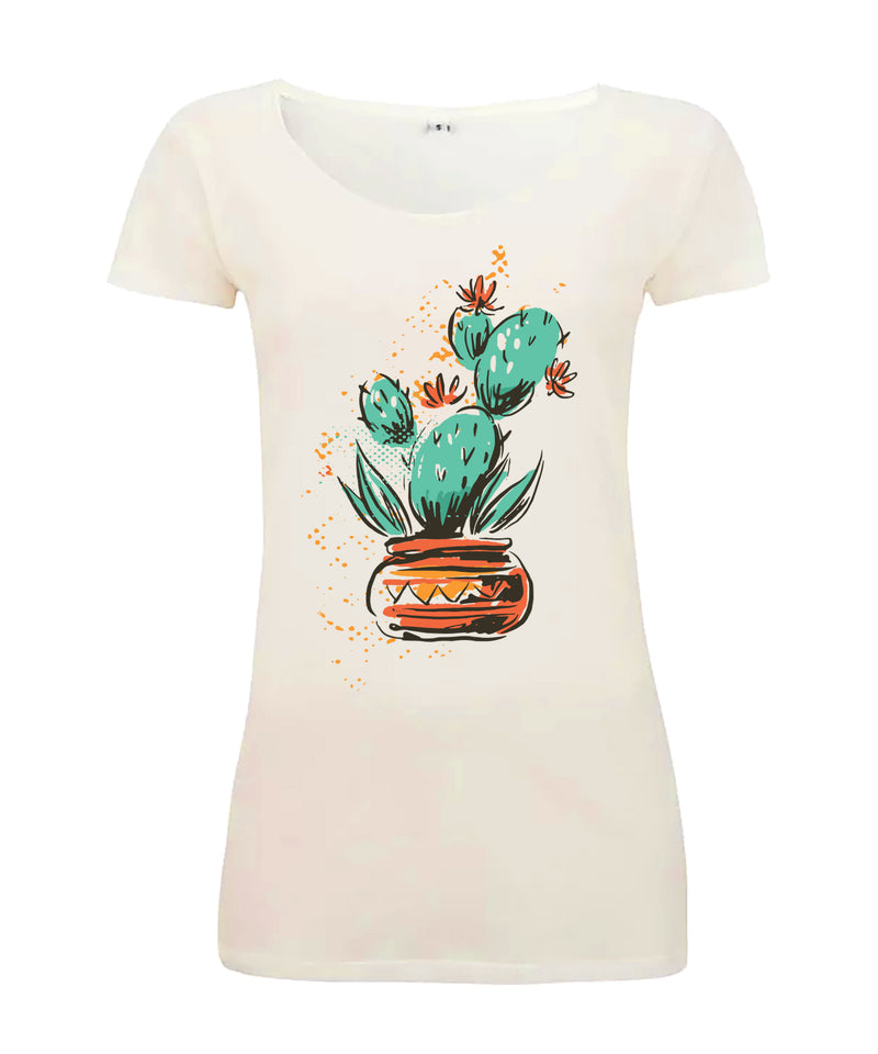 Sommershirt Kaktus Damen T-Shirt
