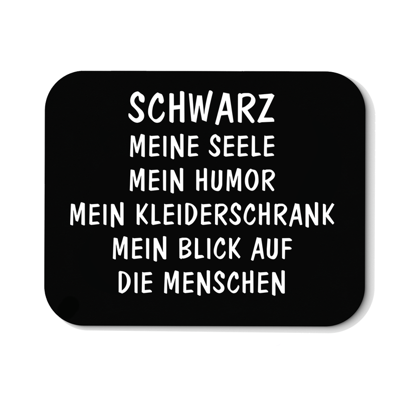 Mousepad Schwarz