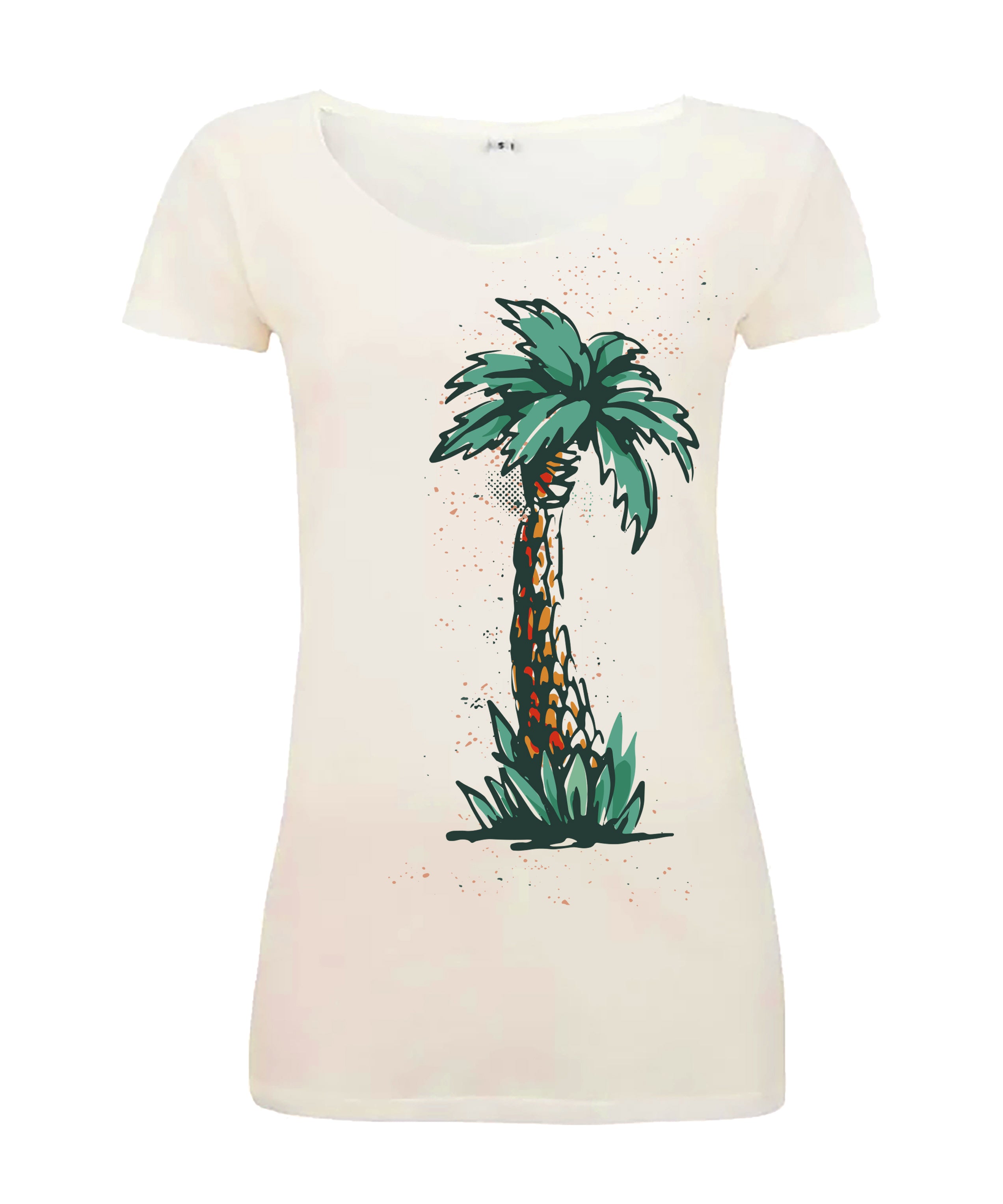 Sommershirt Palme Damen T-Shirt