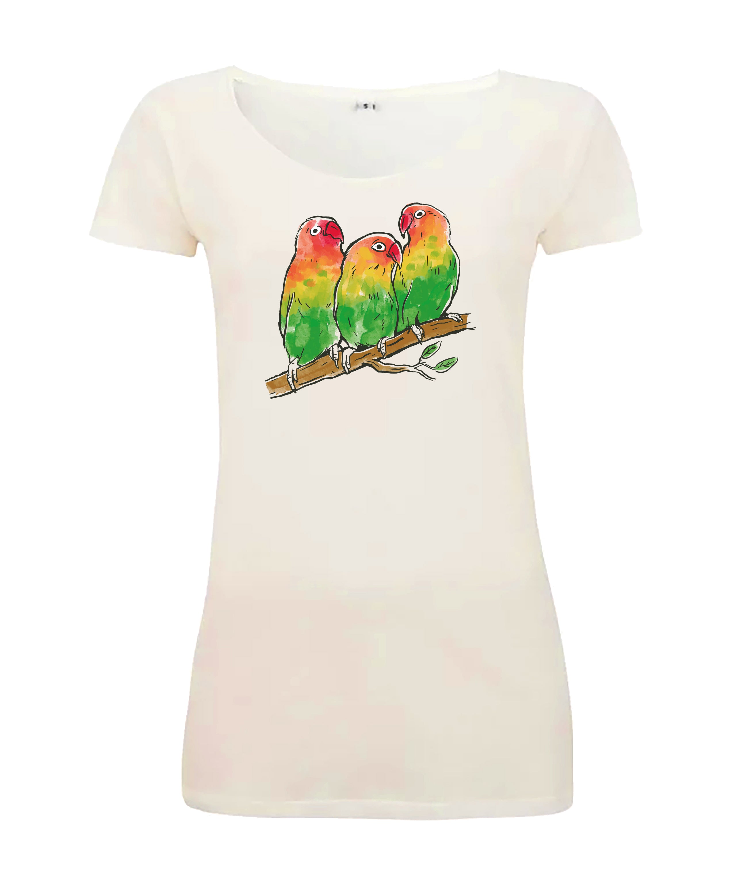 Sommershirt Papagei Damen T-Shirt