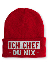 Mütze Ich Chef du nix