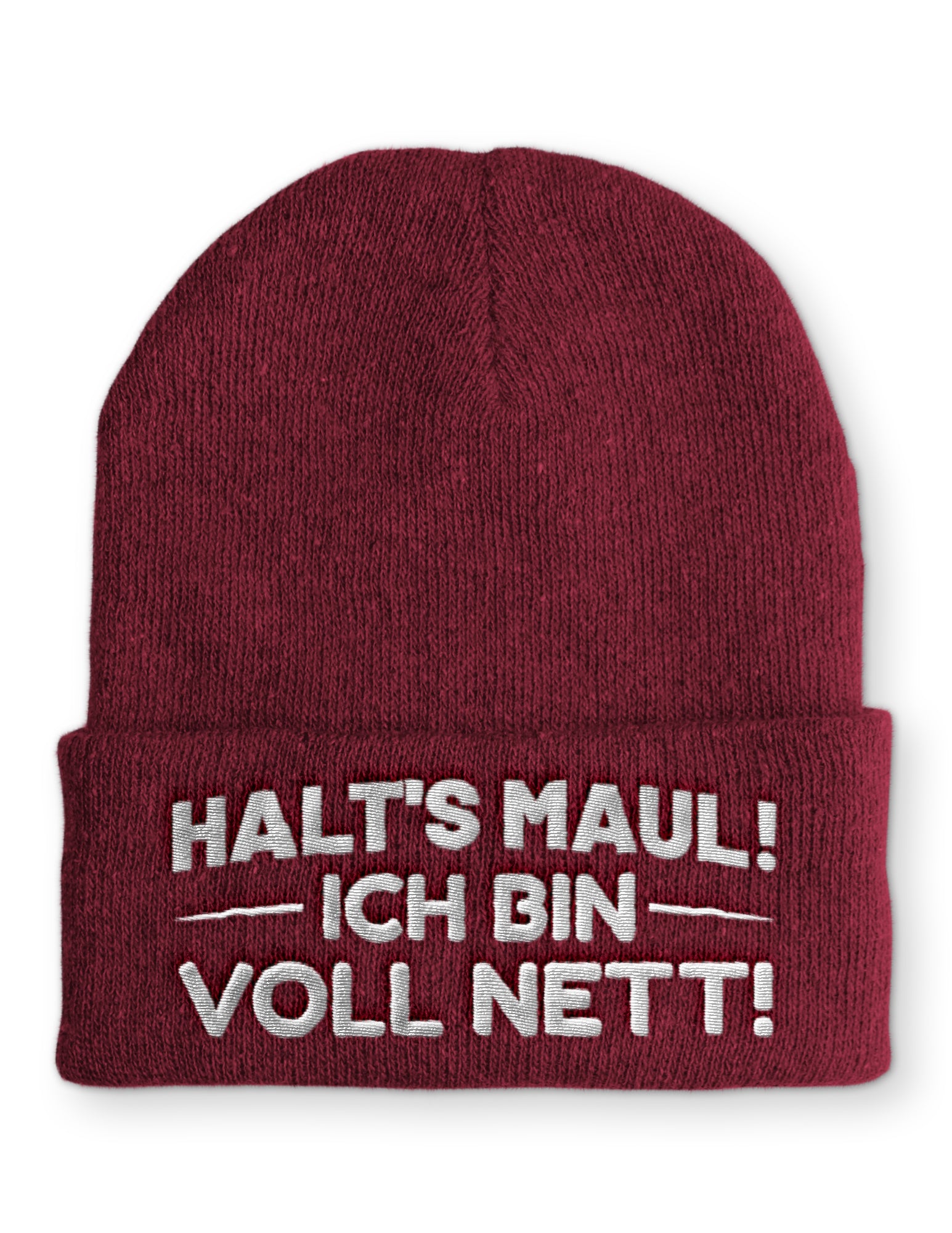 Mütze Halt´s Maul! Ich bin voll Nett!