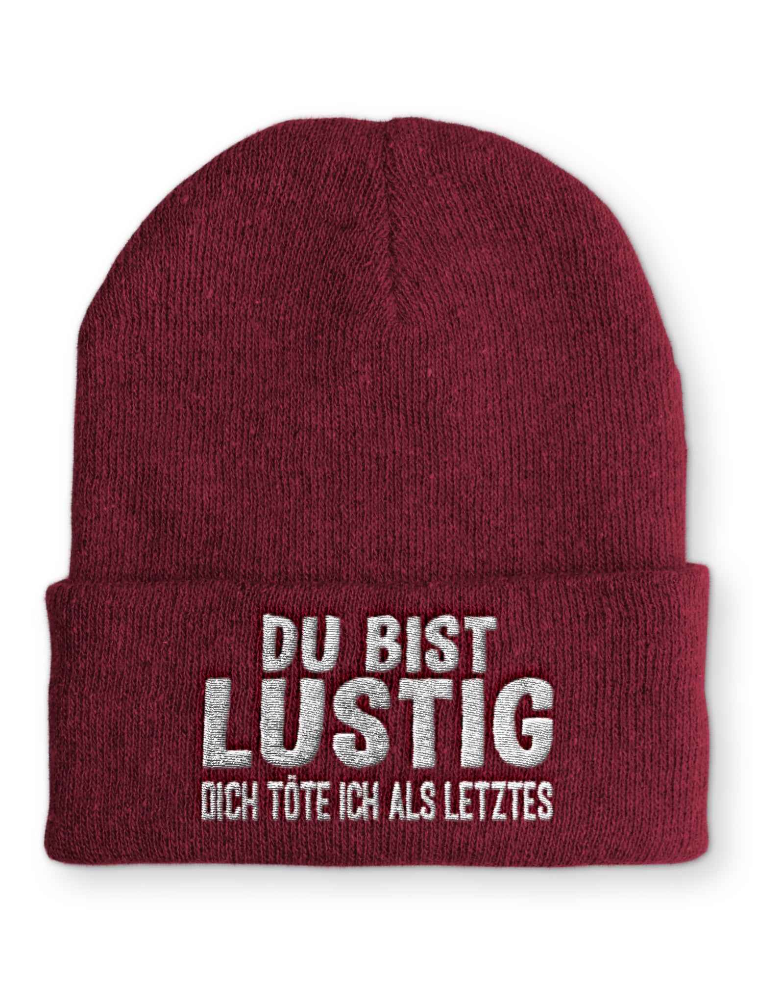 Mütze Du bist Lustig dich töte ich als letztes