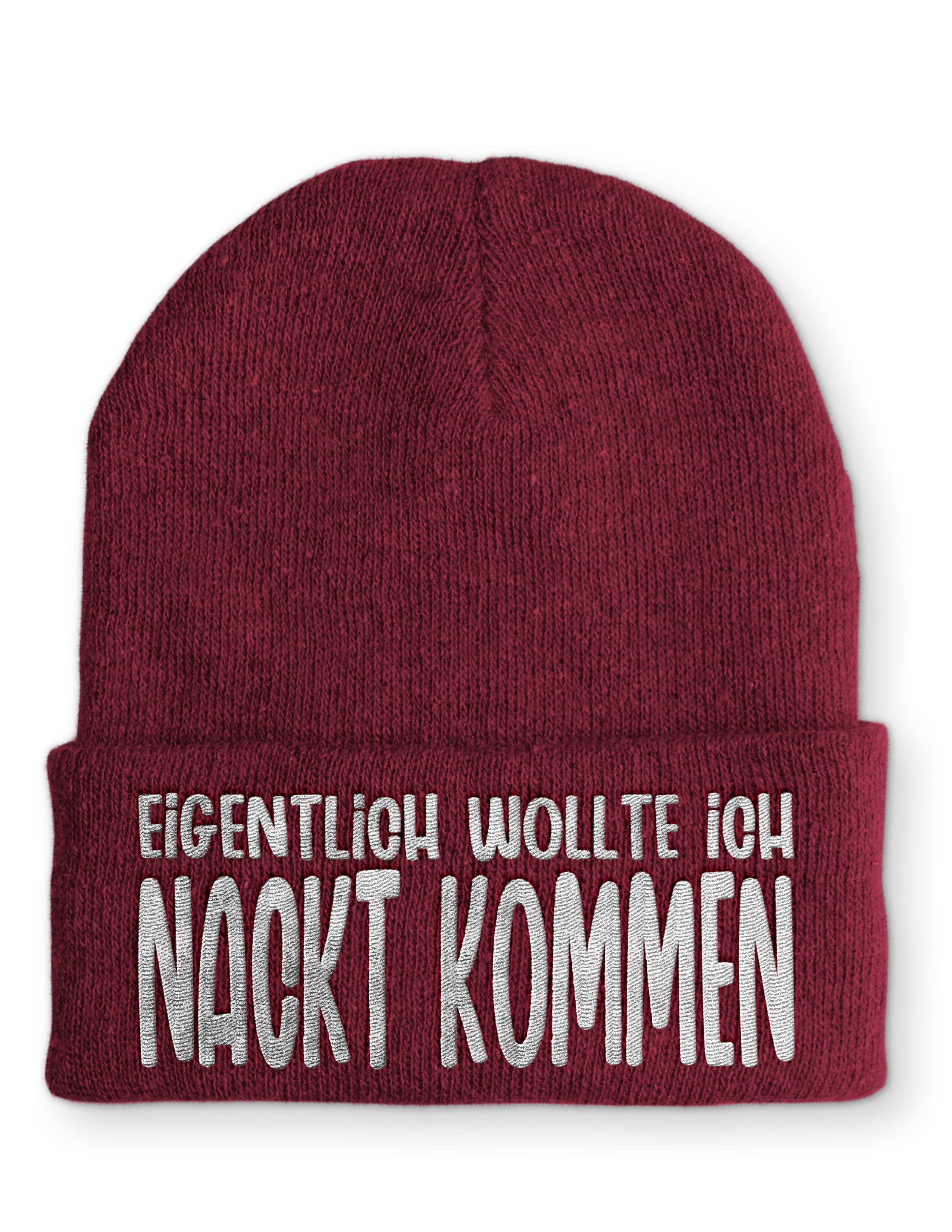 Mütze Eigentlich wollte ich Nackt kommen