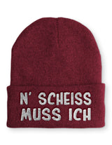N' Scheiss muss ich Wintermütze perfekt für die kalte Jahreszeit