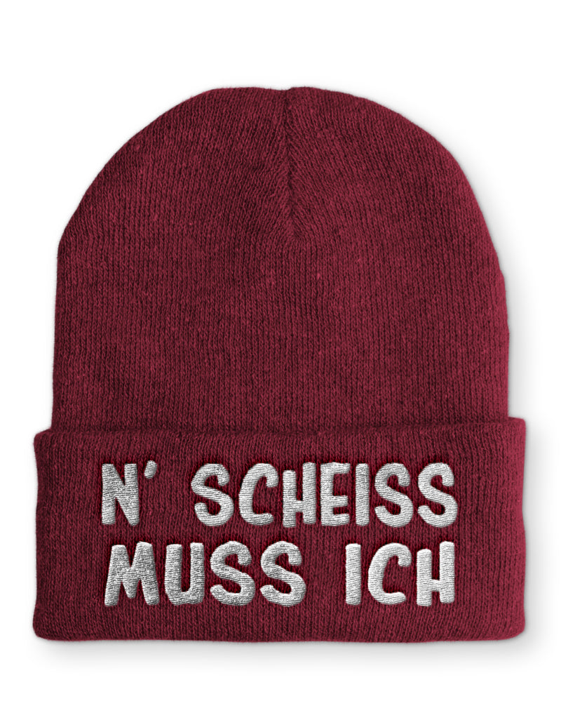 N' Scheiss muss ich Wintermütze perfekt für die kalte Jahreszeit