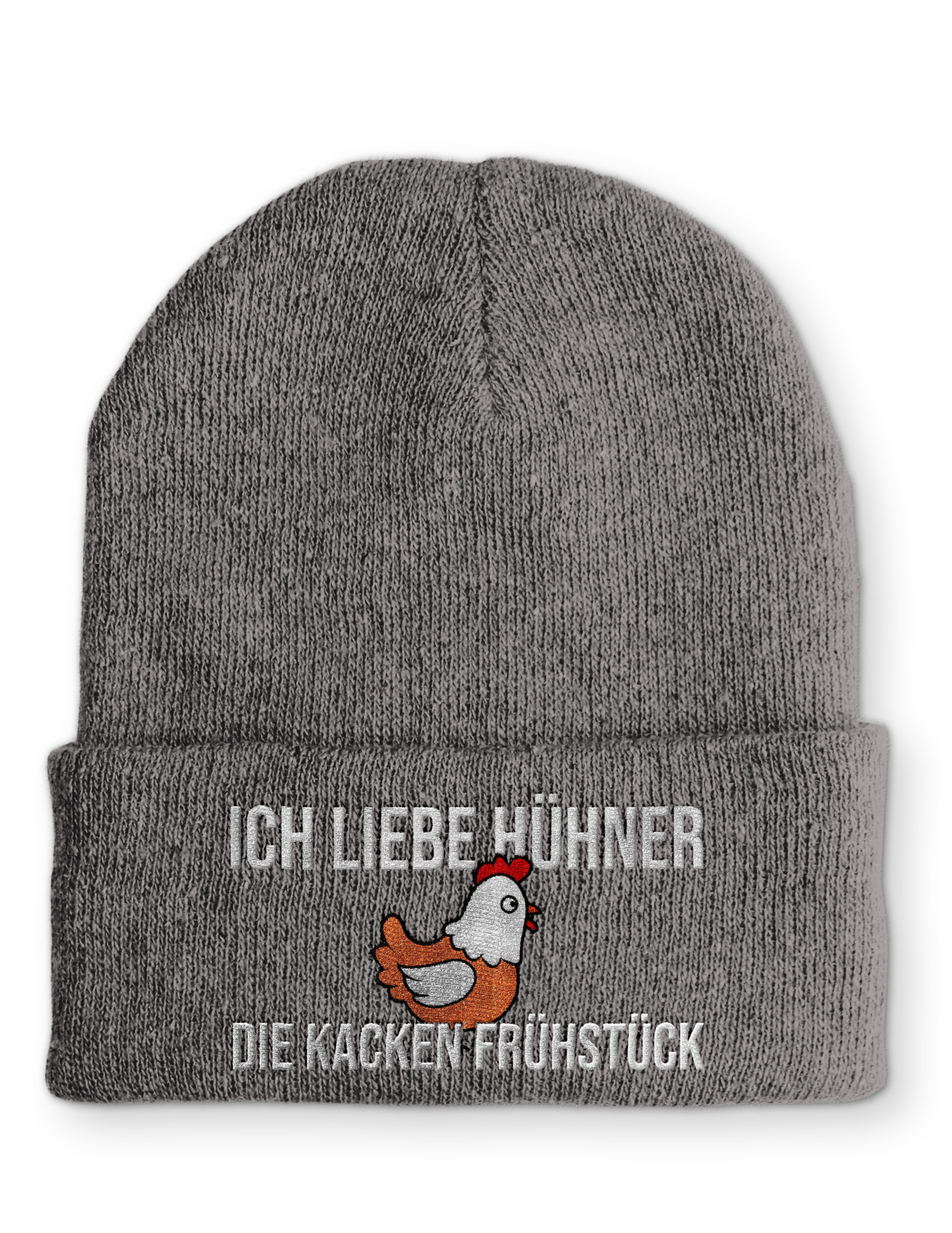 Mütze Ich liebe Hühner die kacken Frühstück