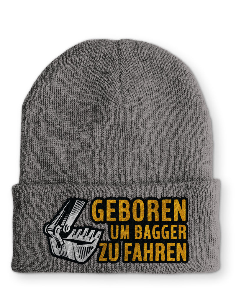 Mütze Geboren um Bagger zu fahren