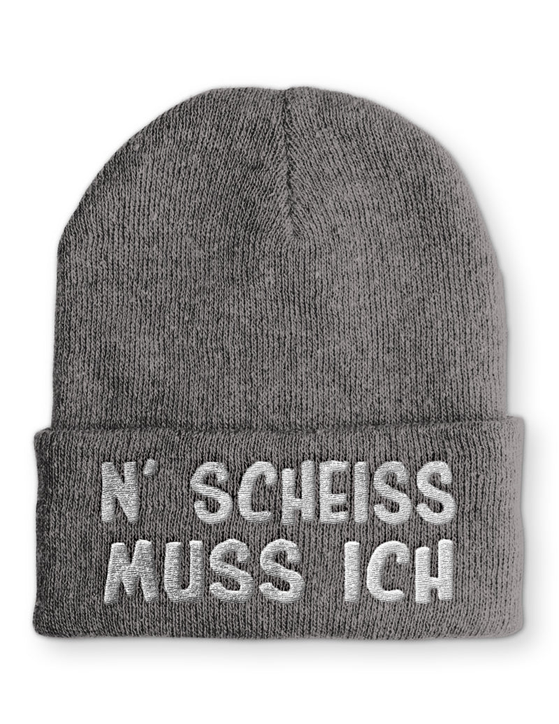 N' Scheiss muss ich Wintermütze perfekt für die kalte Jahreszeit