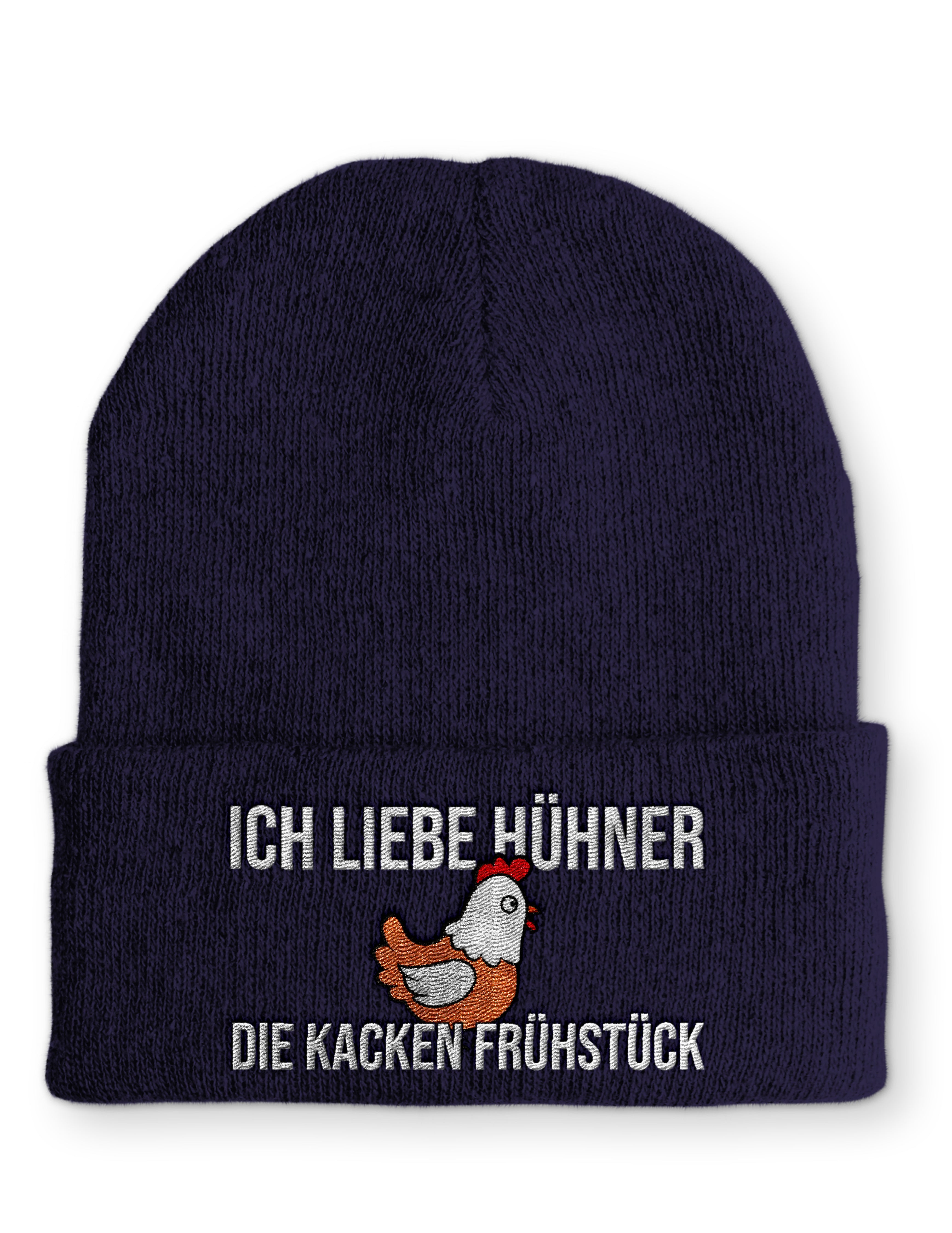 Mütze Ich liebe Hühner die kacken Frühstück