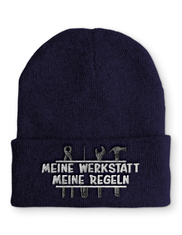 Meine Werkstatt Meine Regeln Wintermütze perfekt für die kalte Jahreszeit