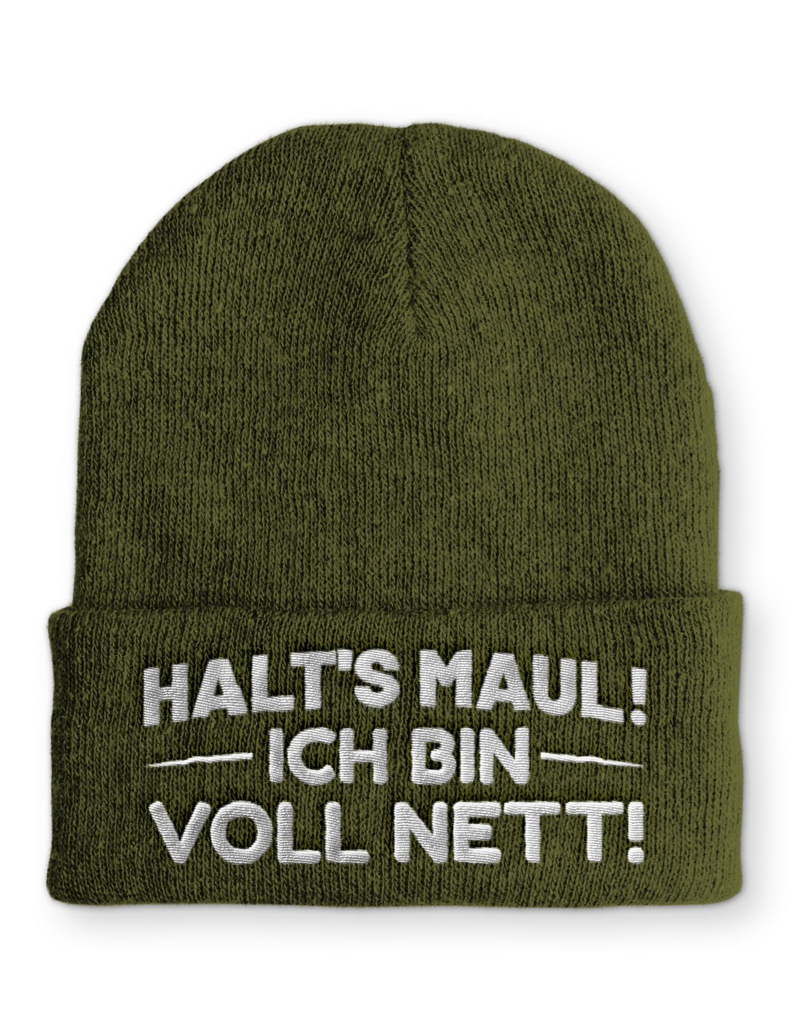 Mütze Halt´s Maul! Ich bin voll Nett!