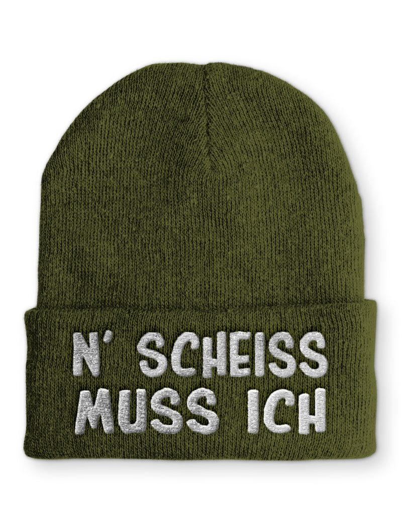 N' Scheiss muss ich Wintermütze perfekt für die kalte Jahreszeit